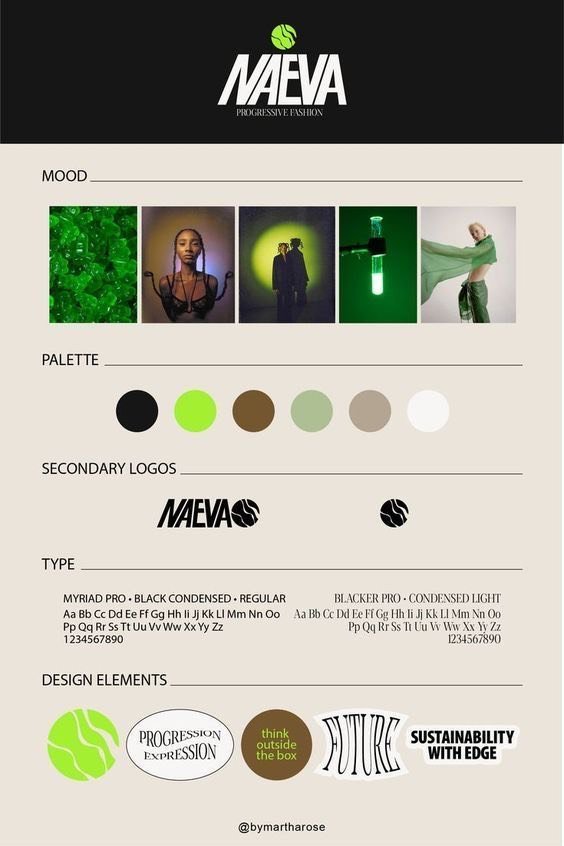 brand identity- mood board